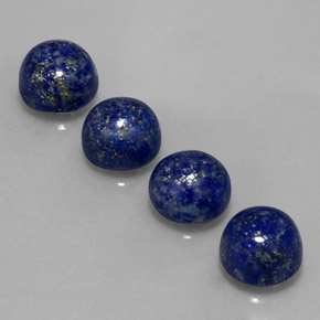 Lapis Lazuli Gemstone in 8 mm (calibrated) Size for Sale, Lapis Lazuli Stone in Royal Blue Color