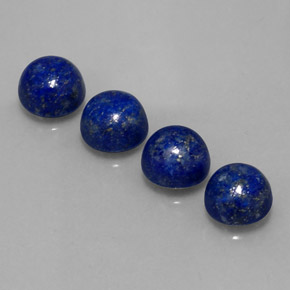 10.55 ct Blue Lapis Lazuli Stone, Natural Lapis Lazuli in Round Cabochon Shape for Sale