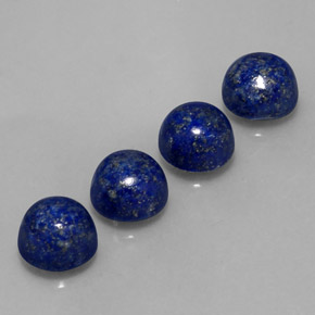 10.22 ct Blue Lapis Lazuli Stone, Natural Lapis Lazuli in Round Cabochon Shape for Sale