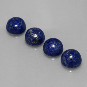 10.07 ct Blue Lapis Lazuli Stone, Natural Lapis Lazuli in Round Cabochon Shape for Sale