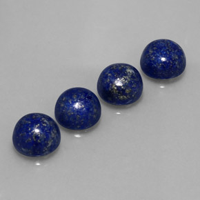 Lapis Lazuli Gemstone in 8 mm (calibrated) Size for Sale, Lapis Lazuli Stone in Royal Blue Color