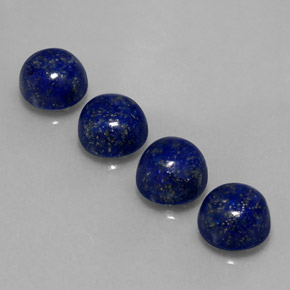 10.30 ct Blue Lapis Lazuli Gemstone, Lapis Lazuli Gem in Round Cabochon Shape for Sale.