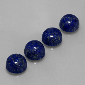 10.30 ct Blue Lapis Lazuli Stone, Natural Lapis Lazuli in Round Cabochon Shape for Sale