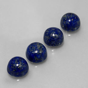 11.14 ct Blue Lapis Lazuli Stone, Natural Lapis Lazuli in Round Cabochon Shape for Sale