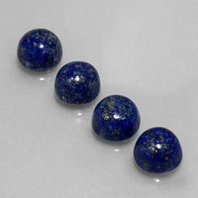 Lapis Lazuli Gemstone in 8 mm (calibrated) Size for Sale, Lapis Lazuli Stone in Royal Blue Color