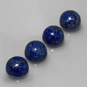 10.27 ct Blue Lapis Lazuli Stone, Natural Lapis Lazuli in Round Cabochon Shape for Sale