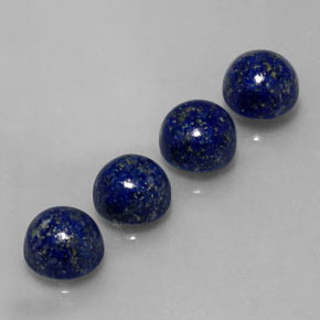 10.98 ct Blue Lapis Lazuli Stone, Natural Lapis Lazuli in Round Cabochon Shape for Sale