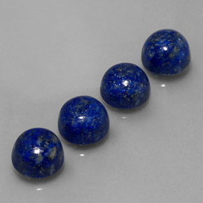 10.68 ct Blue Lapis Lazuli Stone, Natural Lapis Lazuli in Round Cabochon Shape for Sale