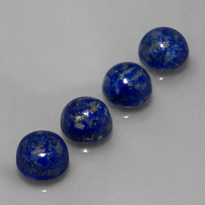 10.12 ct Blue Lapis Lazuli Stone, Natural Lapis Lazuli in Round Cabochon Shape for Sale