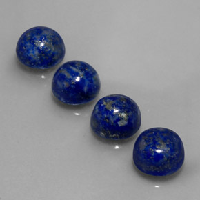 Lapis Lazuli Gemstone in 8 mm (calibrated) Size for Sale, Lapis Lazuli Stone in Royal Blue Color