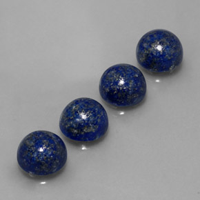9.77 ct Blue Lapis Lazuli Stone, Natural Lapis Lazuli in Round Cabochon Shape for Sale