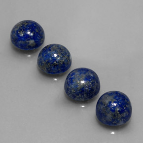 10.47 ct Blue Lapis Lazuli Gemstone, Lapis Lazuli Gem in Round Cabochon Shape for Sale.