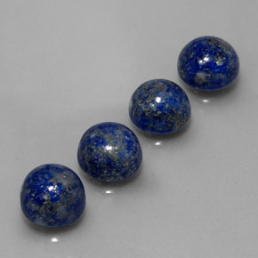 10.47 ct Blue Lapis Lazuli Stone, Natural Lapis Lazuli in Round Cabochon Shape for Sale