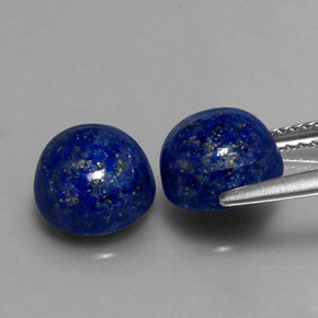 Lapis Lazuli Gemstone in 8 mm (calibrated) Size for Sale, Lapis Lazuli Stone in Royal Blue Color
