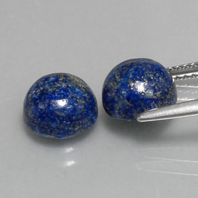 Lapis Lazuli Gemstone in 8 mm (calibrated) Size for Sale, Lapis Lazuli Stone in Royal Blue Color