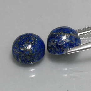Lapis Lazuli Gemstone in 8 mm (calibrated) Size for Sale, Lapis Lazuli Stone in Royal Blue Color