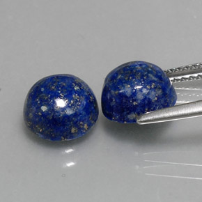 Lapis Lazuli Gemstone in 8 mm (calibrated) Size for Sale, Lapis Lazuli Stone in Royal Blue Color