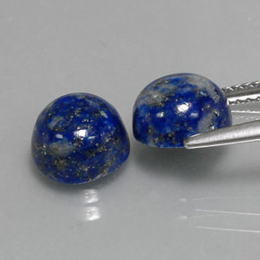 Lapis Lazuli Gemstone in 8 mm (calibrated) Size for Sale, Lapis Lazuli Stone in Royal Blue Color