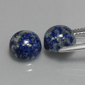 Lapis Lazuli Gemstone in 8 mm (calibrated) Size for Sale, Lapis Lazuli Stone in Royal Blue Color