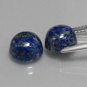 Lapis Lazuli Gemstone in 8 mm (calibrated) Size for Sale, Lapis Lazuli Stone in Royal Blue Color