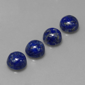 10.23 ct Blue Lapis Lazuli Stone, Natural Lapis Lazuli in Round Cabochon Shape for Sale