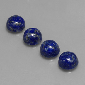 Lapis Lazuli Gemstone in 8 mm (calibrated) Size for Sale, Lapis Lazuli Stone in Royal Blue Color