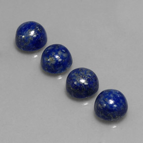 10.22 ct Blue Lapis Lazuli Gemstone, Lapis Lazuli Gem in Round Cabochon Shape for Sale.