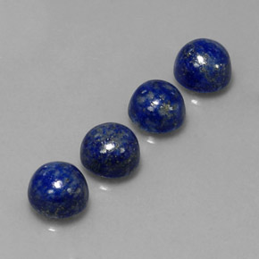10.22 ct Blue Lapis Lazuli Stone, Natural Lapis Lazuli in Round Cabochon Shape for Sale