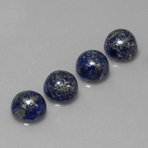 10.08 ct Blue Lapis Lazuli Stone, Natural Lapis Lazuli in Round Cabochon Shape for Sale