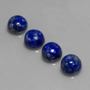 Lapis Lazuli Gemstone in 8 mm (calibrated) Size for Sale, Lapis Lazuli Stone in Royal Blue Color
