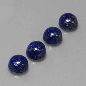 10.66 ct Blue Lapis Lazuli Stone, Natural Lapis Lazuli in Round Cabochon Shape for Sale