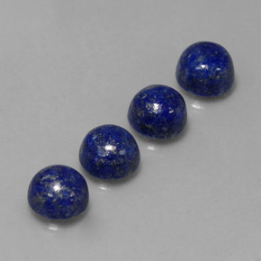 10.10 ct Blue Lapis Lazuli Stone, Natural Lapis Lazuli in Round Cabochon Shape for Sale