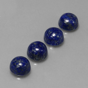 10.34 ct Blue Lapis Lazuli Stone, Natural Lapis Lazuli in Round Cabochon Shape for Sale