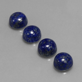 Lapis Lazuli Gemstone in 8 mm (calibrated) Size for Sale, Lapis Lazuli Stone in Royal Blue Color