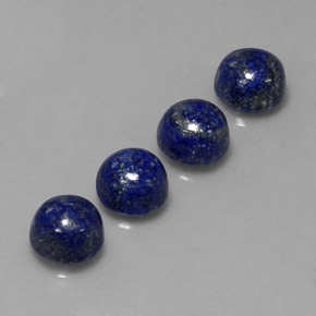 10.44 ct Blue Lapis Lazuli Stone, Natural Lapis Lazuli in Round Cabochon Shape for Sale
