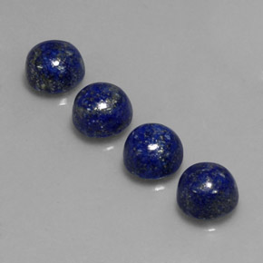 Lapis Lazuli Gemstone in 8 mm (calibrated) Size for Sale, Lapis Lazuli Stone in Royal Blue Color