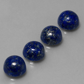 9.90 ct Blue Lapis Lazuli Stone, Natural Lapis Lazuli in Round Cabochon Shape for Sale