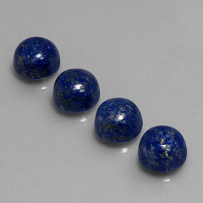 Lapis Lazuli Gemstone in 8.2 mm Size for Sale, Lapis Lazuli Stone in Royal Blue Color