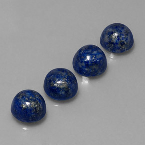 10.52 ct Blue Lapis Lazuli Stone, Natural Lapis Lazuli in Round Cabochon Shape for Sale
