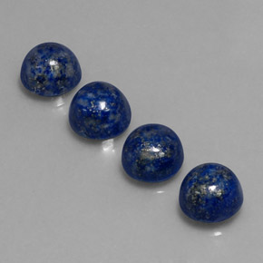 Lapis Lazuli Gemstone in 8 mm (calibrated) Size for Sale, Lapis Lazuli Stone in Royal Blue Color