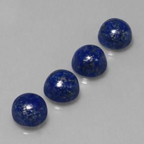 10.60 ct Blue Lapis Lazuli Stone, Natural Lapis Lazuli in Round Cabochon Shape for Sale