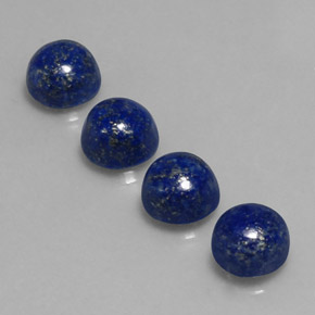 Lapis Lazuli Gemstone in 8 mm (calibrated) Size for Sale, Lapis Lazuli Stone in Royal Blue Color