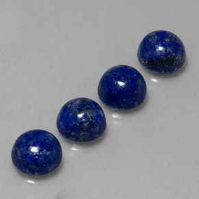 10.01 ct Blue Lapis Lazuli Stone, Natural Lapis Lazuli in Round Cabochon Shape for Sale