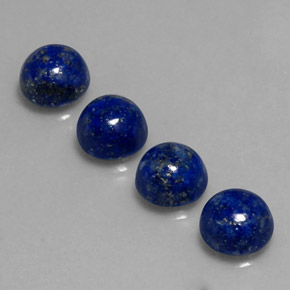 Lapis Lazuli Gemstone in 8 mm (calibrated) Size for Sale, Lapis Lazuli Stone in Royal Blue Color