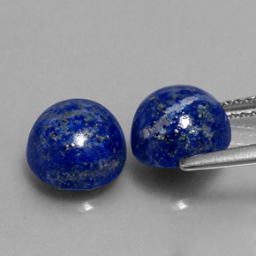 Lapis Lazuli Gemstone in 8 mm (calibrated) Size for Sale, Lapis Lazuli Stone in Royal Blue Color