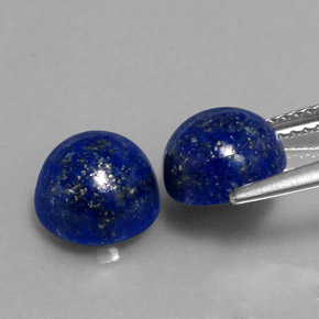 Lapis Lazuli Gemstone in 8 mm (calibrated) Size for Sale, Lapis Lazuli Stone in Royal Blue Color