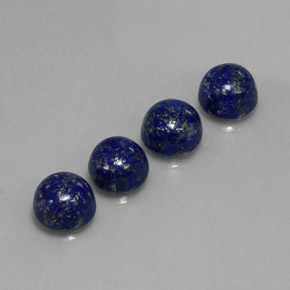 Lapis Lazuli Gemstone in 8 mm (calibrated) Size for Sale, Lapis Lazuli Stone in Royal Blue Color