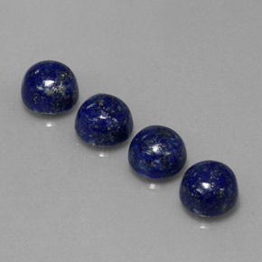 10.56 ct Blue Lapis Lazuli Stone, Natural Lapis Lazuli in Round Cabochon Shape for Sale