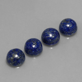 Lapis Lazuli Gemstone in 8 mm (calibrated) Size for Sale, Lapis Lazuli Stone in Royal Blue Color