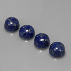 10.90 ct Blue Lapis Lazuli Stone, Natural Lapis Lazuli in Round Cabochon Shape for Sale